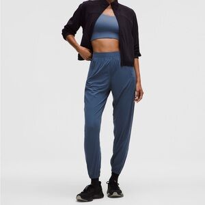 lululemon athletica blue joggers